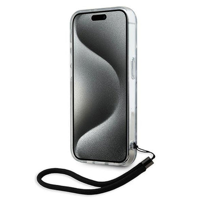 Θήκη για Apple iPhone 15 Pro Max, Karl Lagerfeld, Zebra with Cord Strap, Μοβ