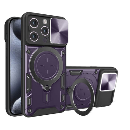 Θήκη για Apple iPhone 15 Pro Max, Techsuit, CamGuard Pro, Μωβ
