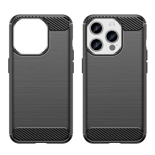 Θήκη για Apple iPhone 15 Pro Max, Techsuit, Άνθρακας, Μαύρο