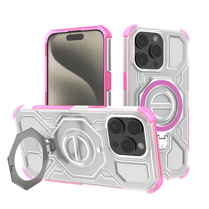 Θήκη για Apple iPhone 15 Pro Max, Techsuit, Carbon Shield Pro, Ροζ