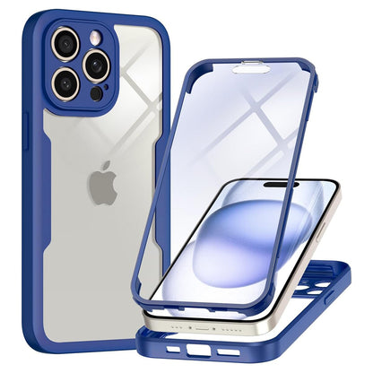 Case for Apple iPhone 15 Pro Max, Techsuit, ColorVerse 360, Blue