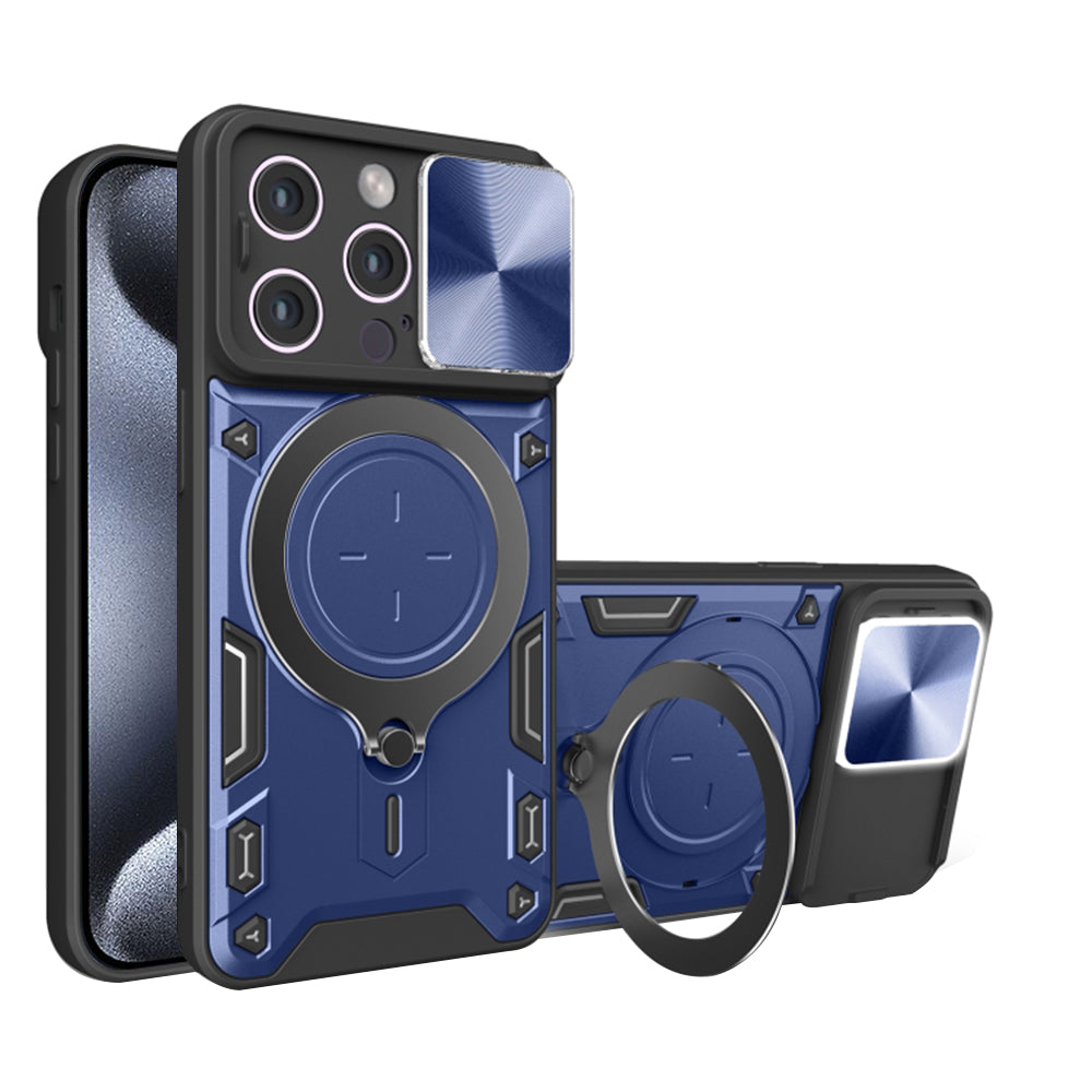 Θήκη για Apple iPhone 15 Pro, Techsuit, CamGuard Pro, Μπλε