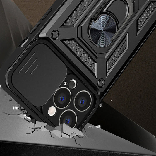 Θήκη για Apple iPhone 15 Pro, Techsuit, CamShield, Μπλε
