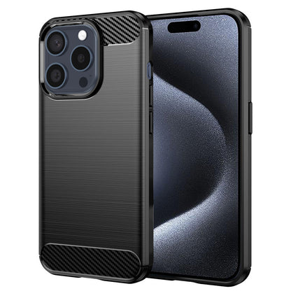 Θήκη για Apple iPhone 15 Pro, Techsuit, Carbon, Μαύρο