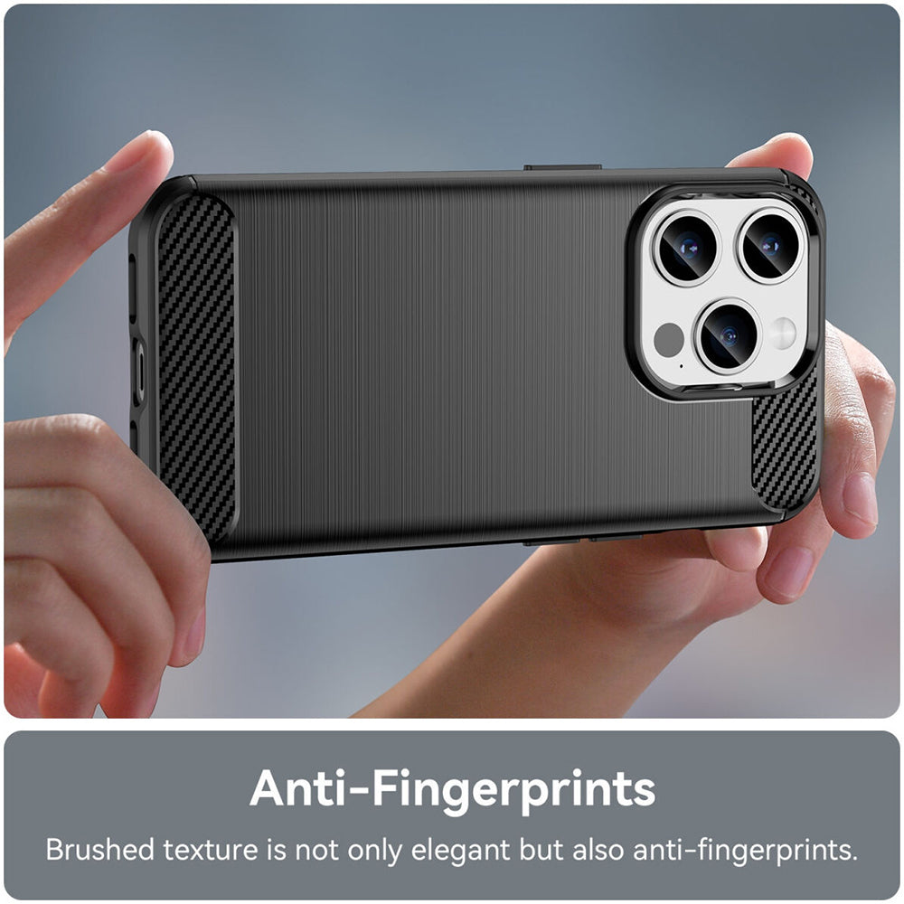Θήκη για Apple iPhone 15 Pro, Techsuit, Carbon, Μαύρο