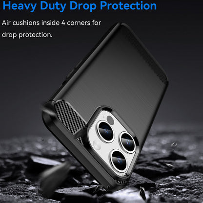 Θήκη για Apple iPhone 15 Pro, Techsuit, Carbon, Μαύρο