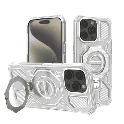 Case for Apple iPhone 15 Pro, Techsuit, Carbon Shield Pro, White
