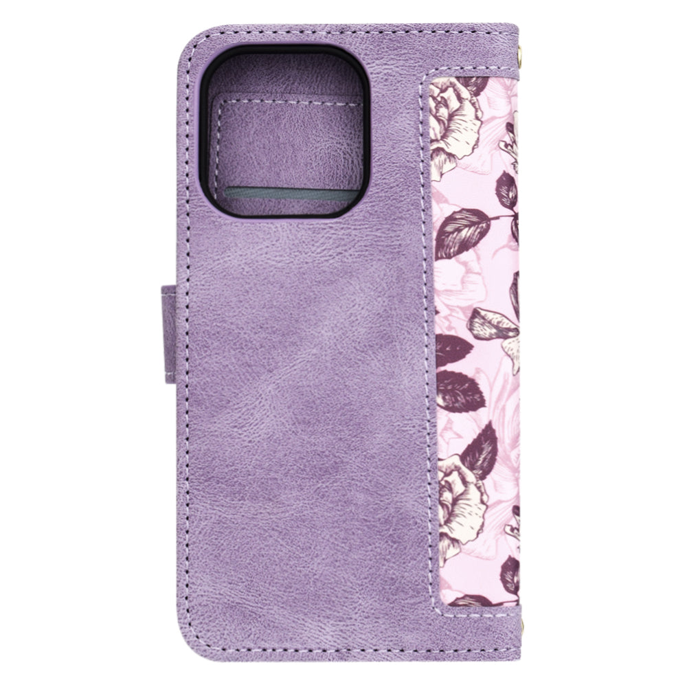 Θήκη για Apple iPhone 15 Pro, Techsuit, FlipCraft, Μωβ