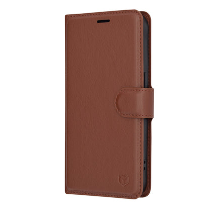 Case for Apple iPhone 15 Pro, Techsuit, Leather Folio, Brown