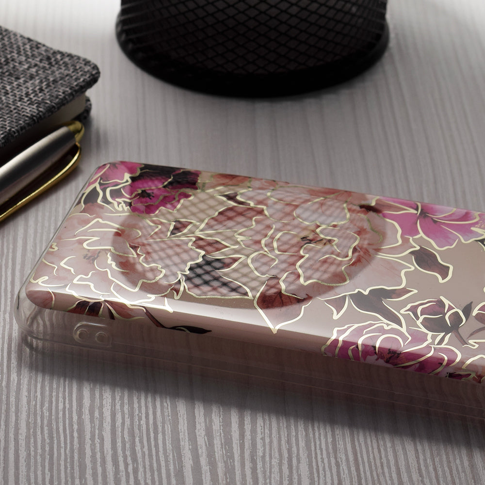 Θήκη για Apple iPhone 15 Pro, Techsuit, Marble, Μπεζ