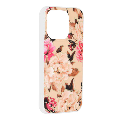 Θήκη για Apple iPhone 15 Pro, Techsuit, Marble, Μπεζ