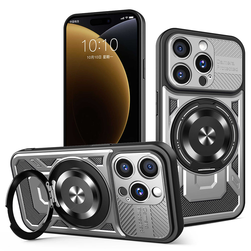 Θήκη για Apple iPhone 15 Pro, Techsuit, RuggedCam, Γκρι