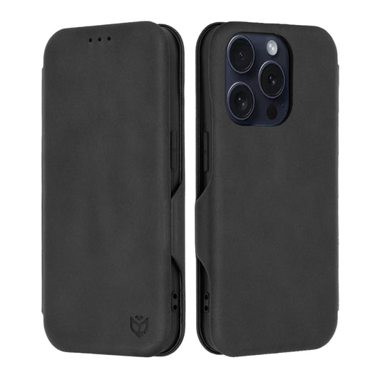 Θήκη για Apple iPhone 15 Pro, Techsuit, Safe Wallet Plus, Μαύρη