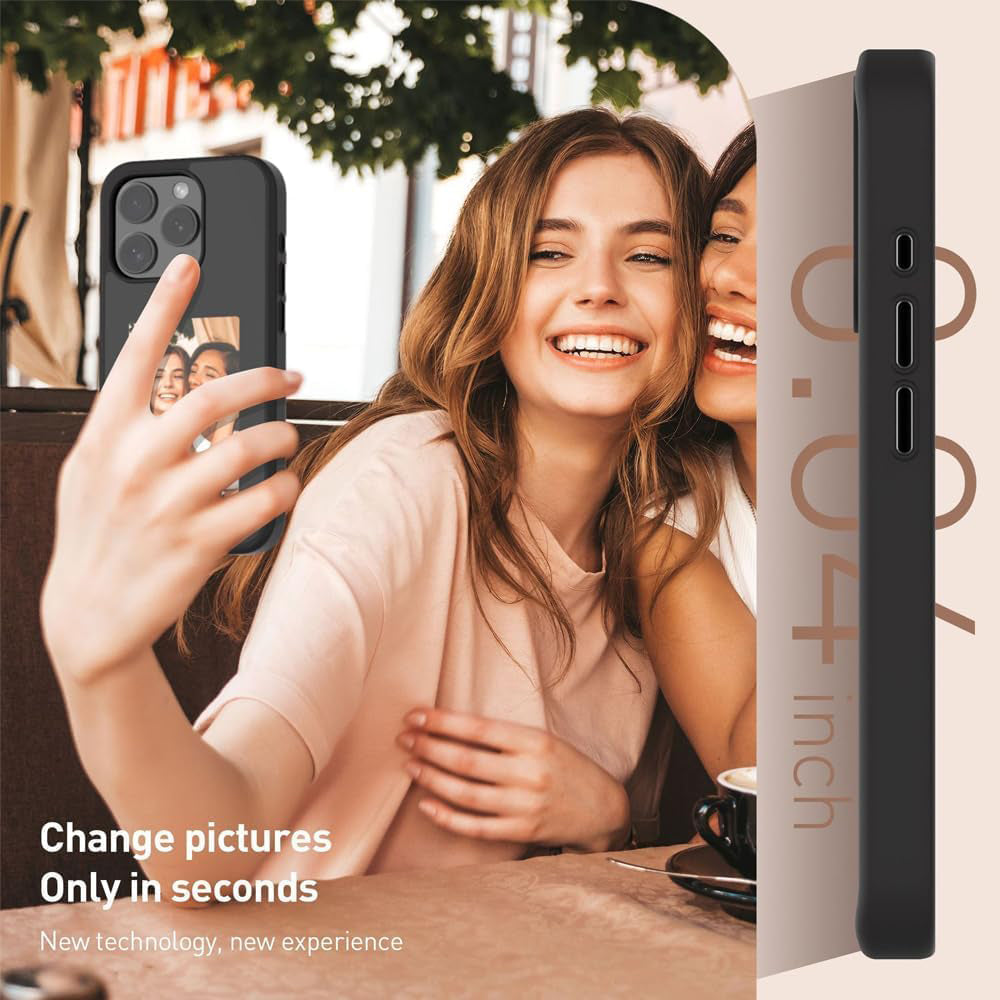 Θήκη για Apple iPhone 15 Pro, Techsuit, SmartScreen NFC, Μαύρο