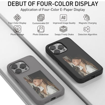 Θήκη για Apple iPhone 15 Pro, Techsuit, SmartScreen NFC, Μαύρο