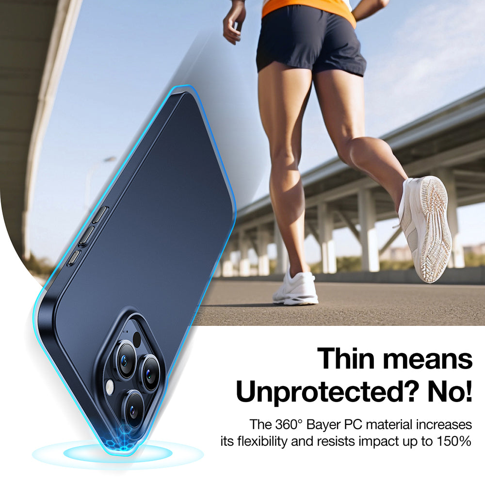 Θήκη για Apple iPhone 15 Pro, Torras, OriginFit, Μπλε σκούρο