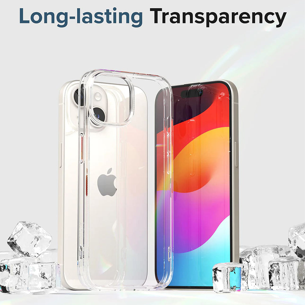 Case for Apple iPhone 15, Ringke, Fusion, Transparent