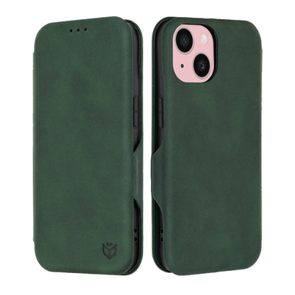 Θήκη για Apple iPhone 15, Techsuit, Safe Wallet Plus, Πράσινο