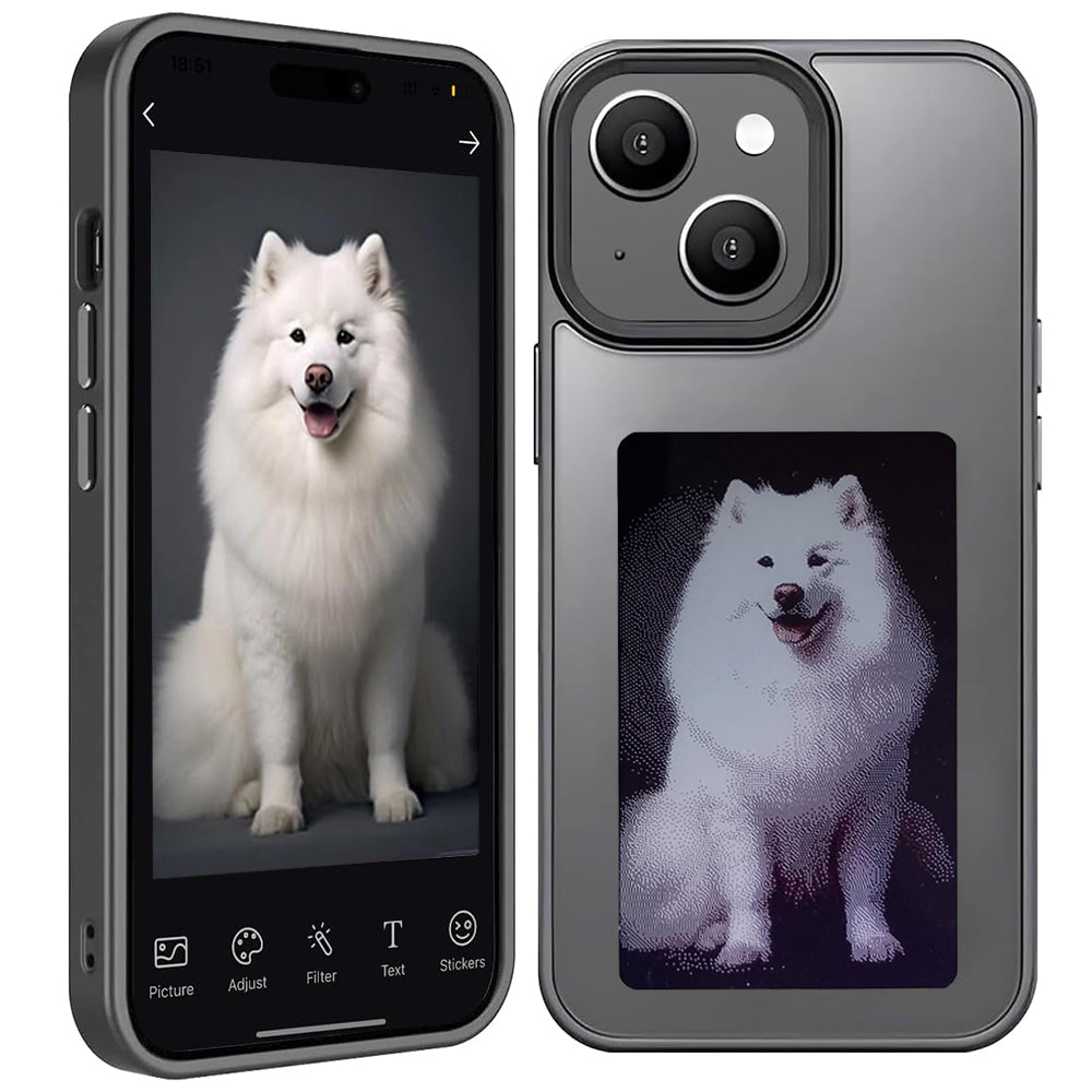 Θήκη για Apple iPhone 15, Techsuit, SmartScreen NFC, Μαύρο