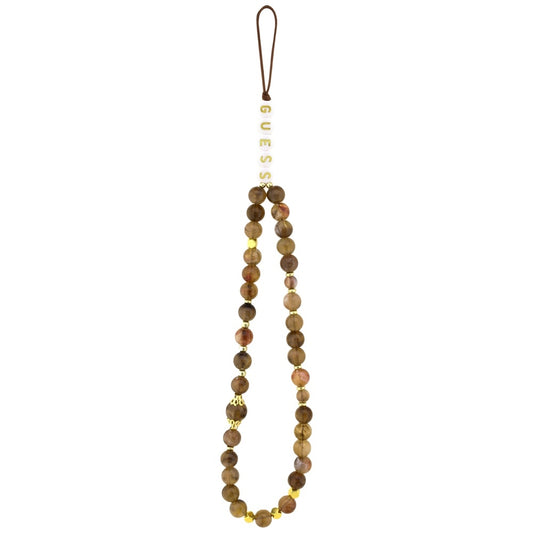 Θήκη για Apple iPhone 16, Guess, 4G Classic Logo with Strap, Καφέ