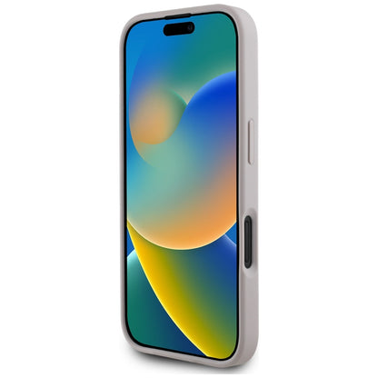 Θήκη για Apple iPhone 16, Guess, 4G Grained Roses Big Logo, Μωβ