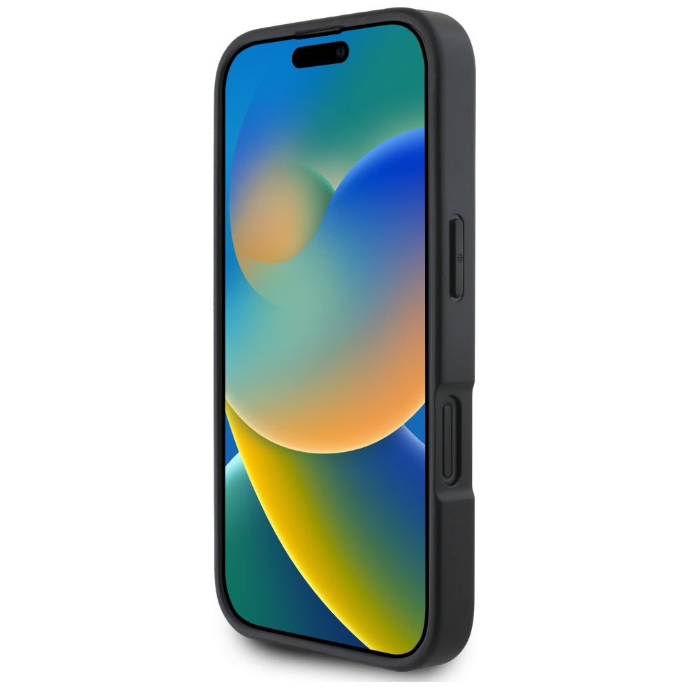 Θήκη για Apple iPhone 16, Karl Lagerfeld, Grained Cardslots, Μαύρη