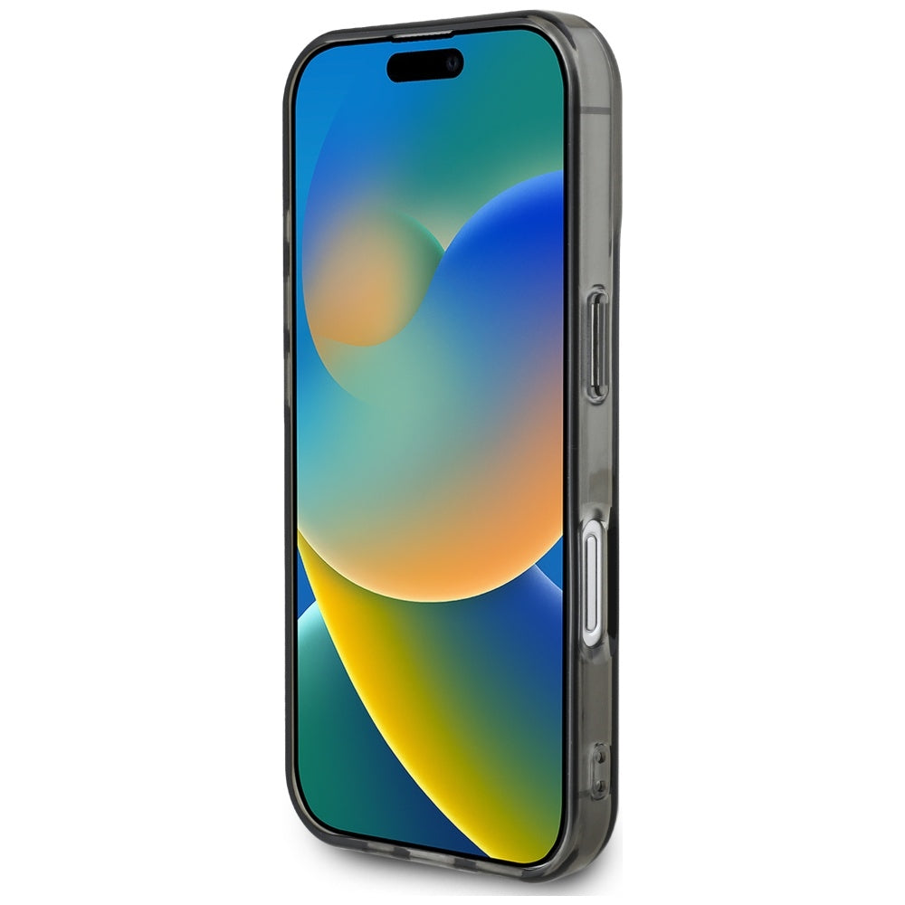 Θήκη για Apple iPhone 16, Karl Lagerfeld, IML Rhinestones Karl's Head, Μαύρη