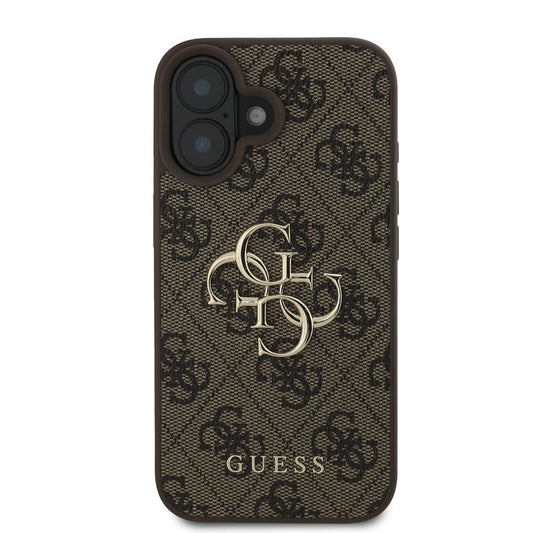 Θήκη για Apple iPhone 16 Plus, Guess, 4G Big Logo, Καφέ