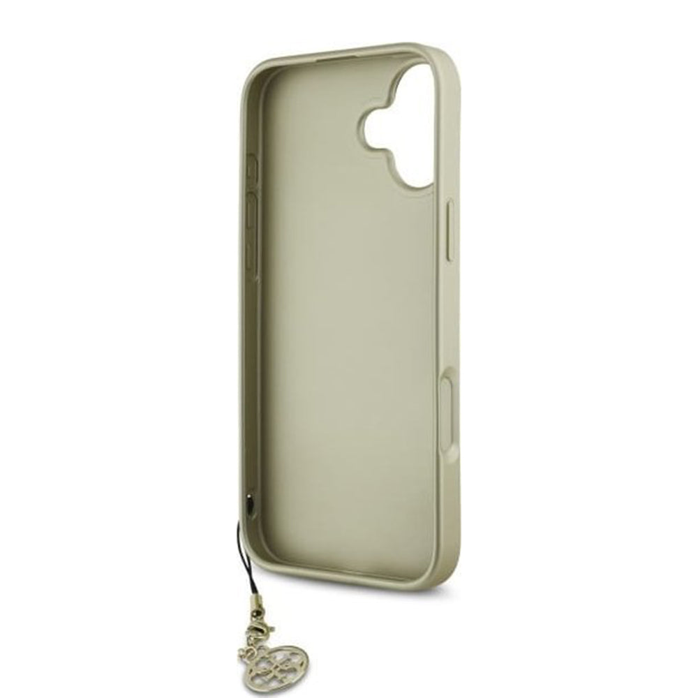 Θήκη για Apple iPhone 16 Plus, Guess, 4G Charm, Καφέ