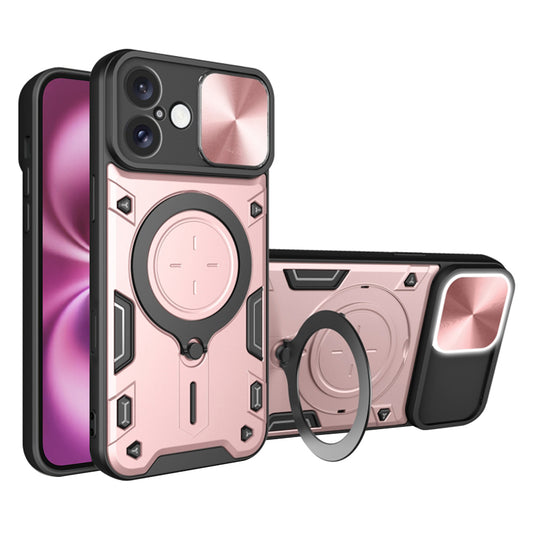 Case for Apple iPhone 16 Plus, Techsuit, CamGuard Pro, Rose Gold