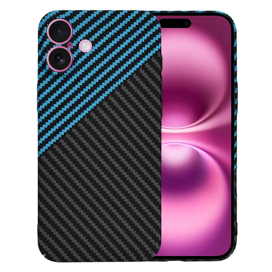 Θήκη για Apple iPhone 16 Plus, Techsuit, Carbonite FiberShell, Μαύρο Μπλε