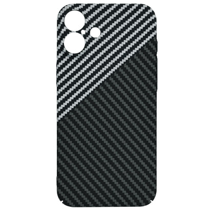 Case for Apple iPhone 16 Plus, Techsuit, Carbonite FiberShell, Black Gray
