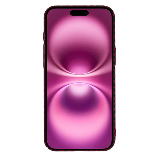 Θήκη για Apple iPhone 16 Plus, Techsuit, Carbonite FiberShell, Κόκκινο