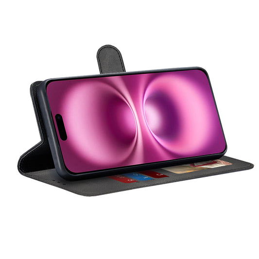 Θήκη για Apple iPhone 16 Plus, Techsuit, Diary Book, Μαύρη