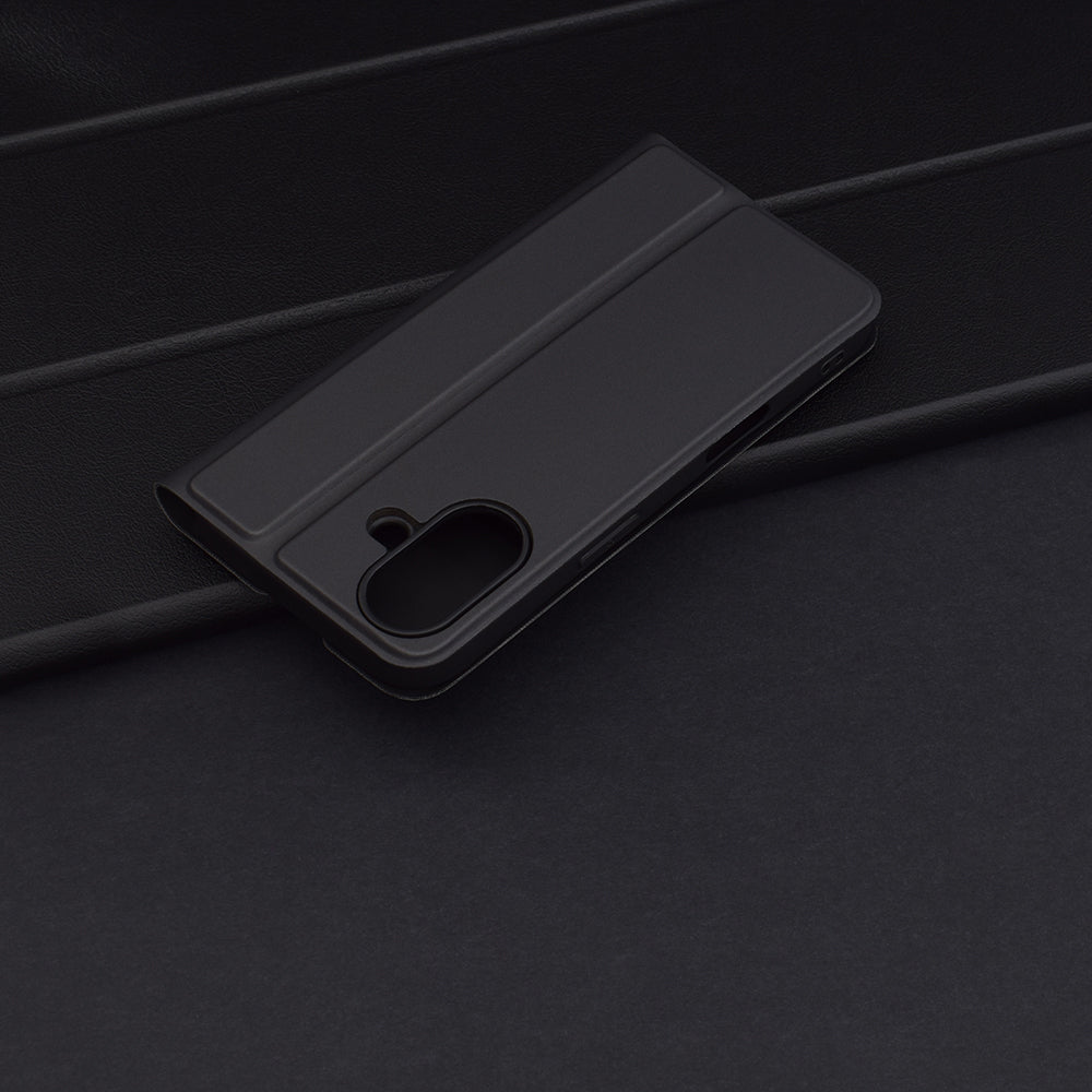 Θήκη για Apple iPhone 16 Plus, Techsuit, Magskin Book, Μαύρη