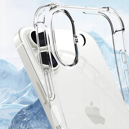 Θήκη για Apple iPhone 16 Plus, Techsuit, Ανθεκτική σε Κρούσεις Διαφανής (Μεγάλη Οπή Φακού), Διαφανής