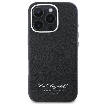 Θήκη για Apple iPhone 16 Pro, Karl Lagerfeld, RSG, Μαύρη