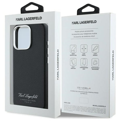 Θήκη για Apple iPhone 16 Pro, Karl Lagerfeld, RSG, Μαύρη