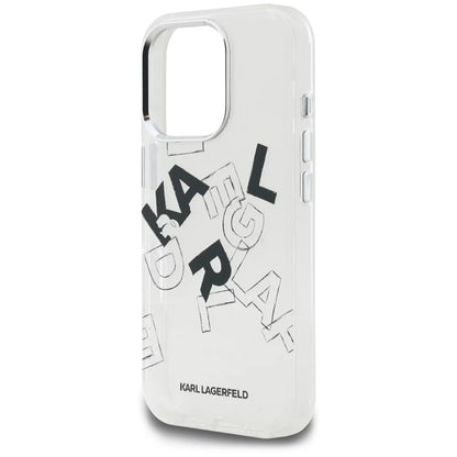 Θήκη για Apple iPhone 16 Pro Max, Karl Lagerfeld, IML Sketched Graphic Logo, Διαφανής