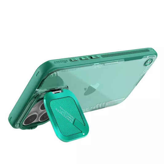 Θήκη για Apple iPhone 16 Pro Max, Nillkin, Iceblade Prop (χωρίς άνοιγμα για κάμερα), Πράσινο