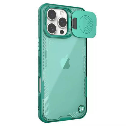Θήκη για Apple iPhone 16 Pro Max, Nillkin, Iceblade Prop (χωρίς άνοιγμα για κάμερα), Πράσινο
