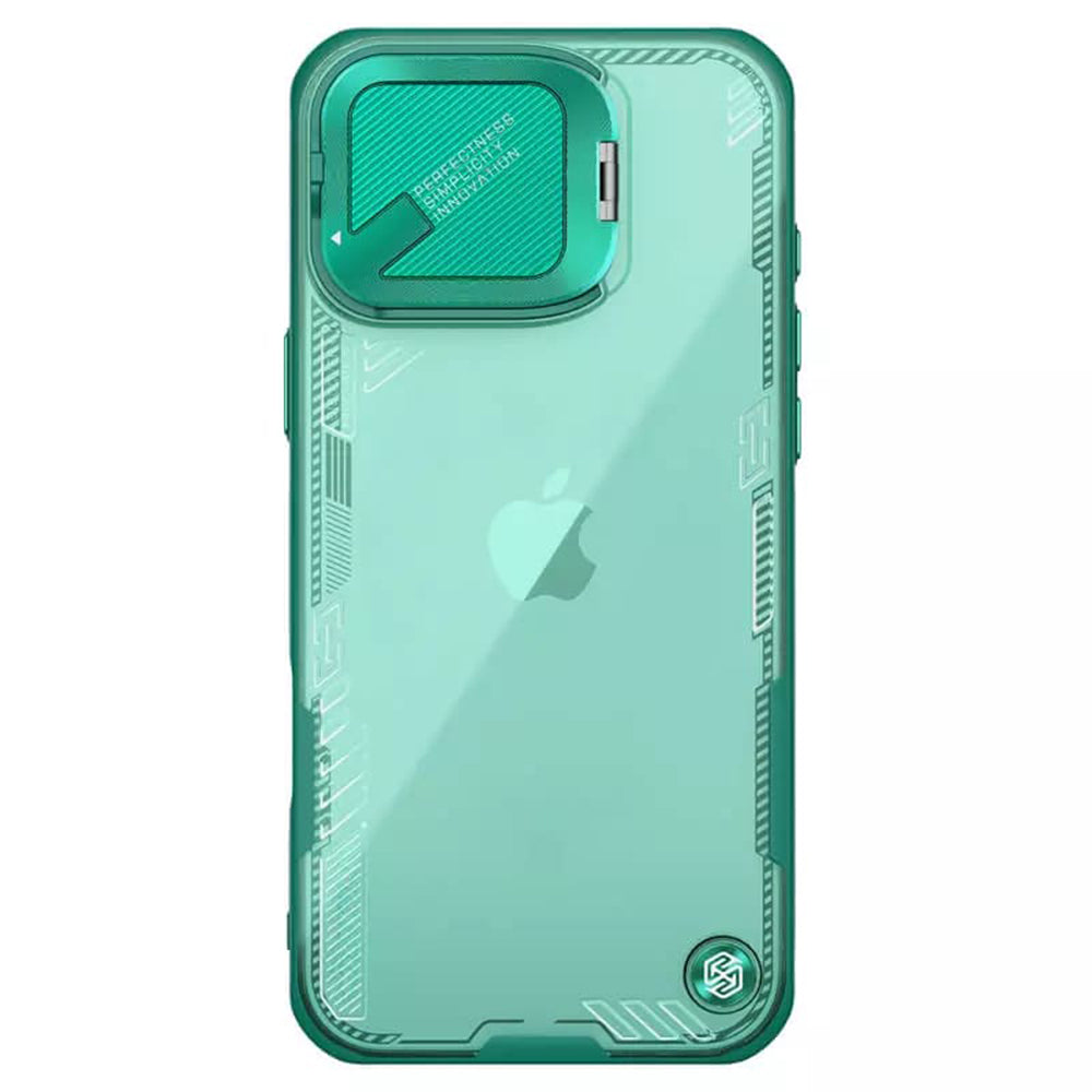 Θήκη για Apple iPhone 16 Pro Max, Nillkin, Iceblade Prop (χωρίς άνοιγμα για κάμερα), Πράσινο