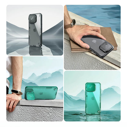 Θήκη για Apple iPhone 16 Pro Max, Nillkin, Iceblade Prop (χωρίς άνοιγμα για κάμερα), Πράσινο