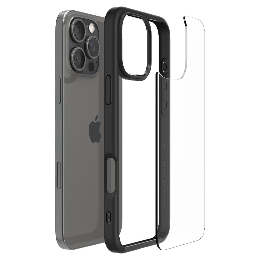 Θήκη για Apple iPhone 16 Pro Max, Spigen, Ultra Hybrid, Ματ Μαύρο ACS07996