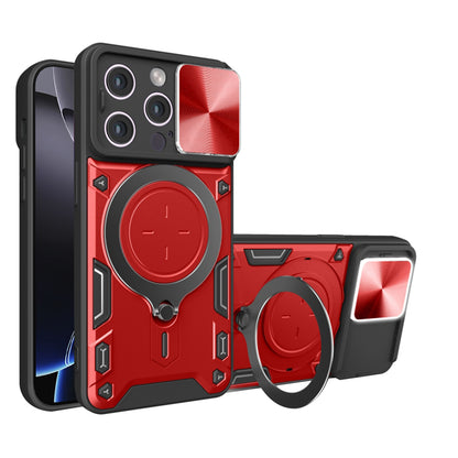 Case for Apple iPhone 16 Pro Max, Techsuit, CamGuard Pro, Red