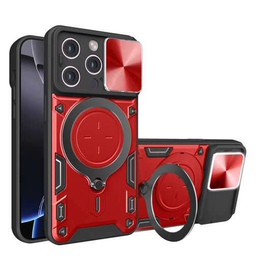 Θήκη για Apple iPhone 16 Pro Max, Techsuit, CamGuard Pro, Κόκκινο