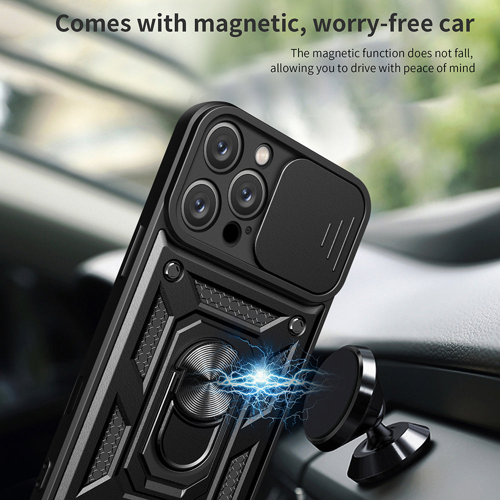 Case for Apple iPhone 16 Pro Max, Techsuit, CamShield, Black