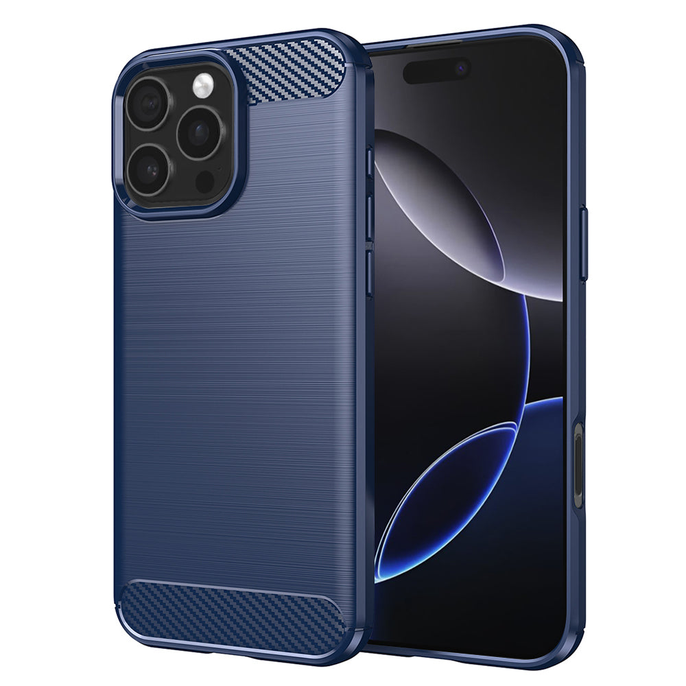 Case for Apple iPhone 16 Pro Max, Techsuit, Carbon, Blue