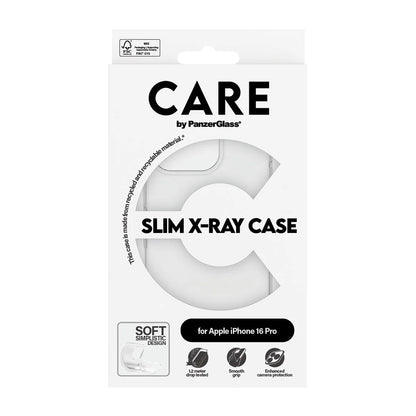 Case for Apple iPhone 16 Pro, PanzerGlass, Fashionable Care, Transparent