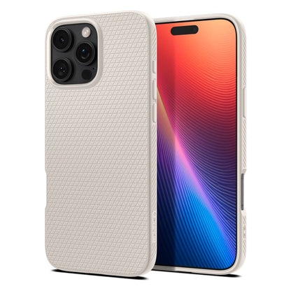 Θήκη για Apple iPhone 16 Pro, Spigen, Liquid Air, Μπεζ ACS08120